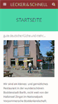 Mobile Screenshot of lecker-und-schnell.de